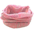 OEM Produzir logotipo personalizado Impresso Microfiber Sports Girl&#39;s Pink Paisley Promocional Headwear Buff